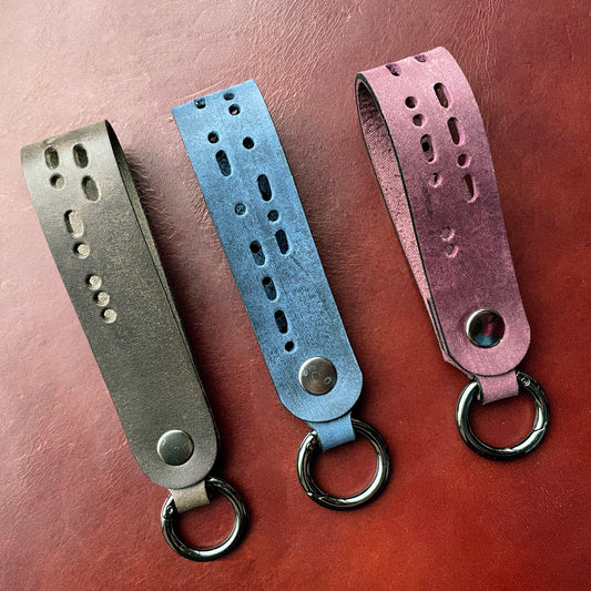 Raktų pakabukas su Morzės kodu 2-3 žodžiams