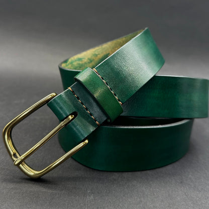 Odinis diržas su žalvarine sagtimi